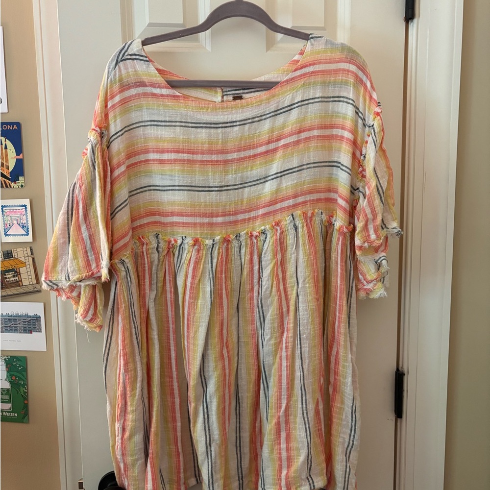 Free People Striped Women's Dress